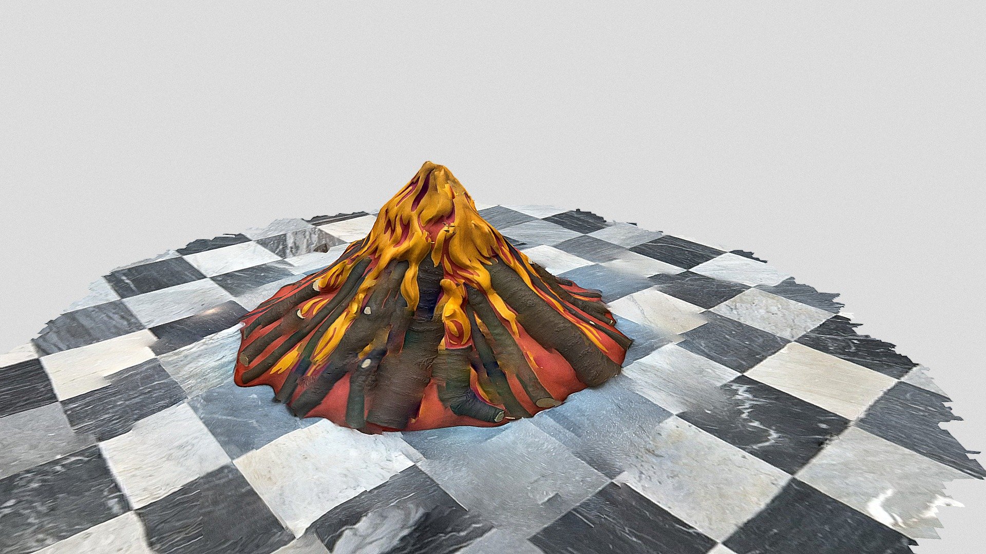 Bonfire sculpture - Kenny Hunter