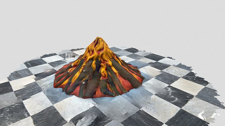 Bonfire sculpture - Kenny Hunter 3D Model