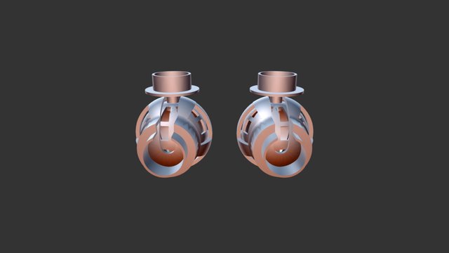 Elbow Joints 1/2" fit 3D Model