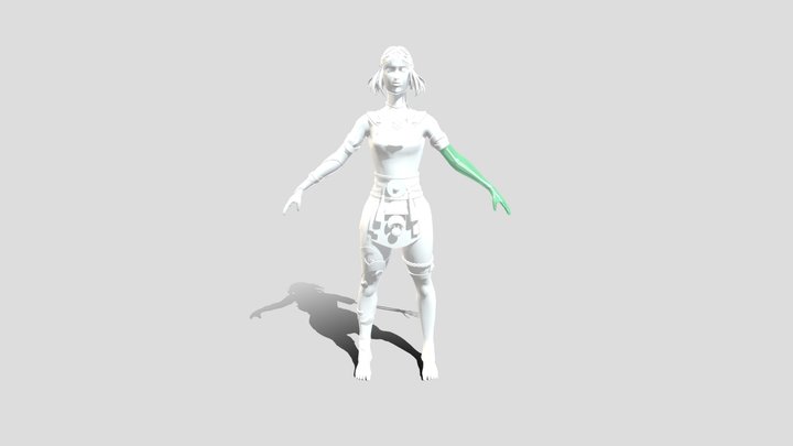Melinoe (Untextured) 3D Model
