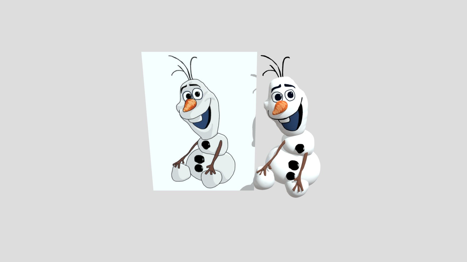 Snowman for testing — Sketchfab embed 3D viewer