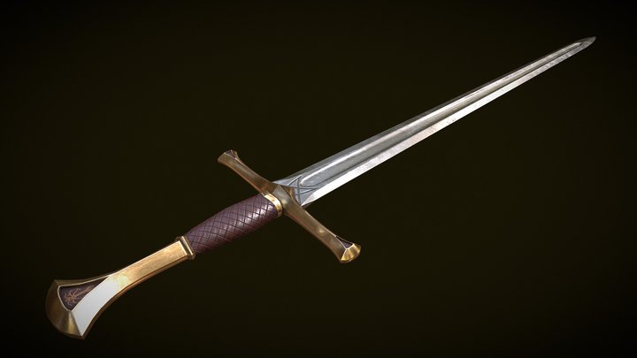 Isildur's Sword 3D Model