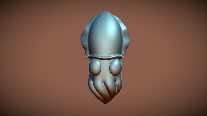 Tiny Squid 3D Model