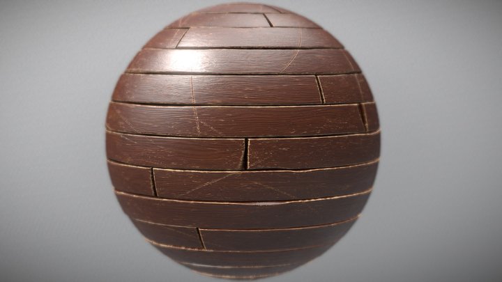 Wood Planks 3D Model
