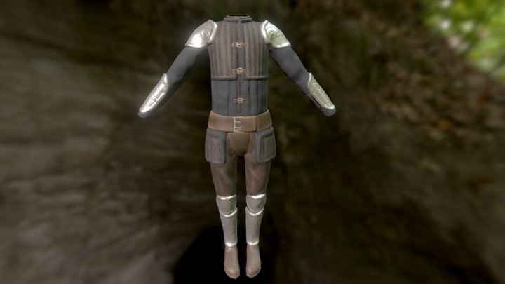 Armor PBR test 3D Model