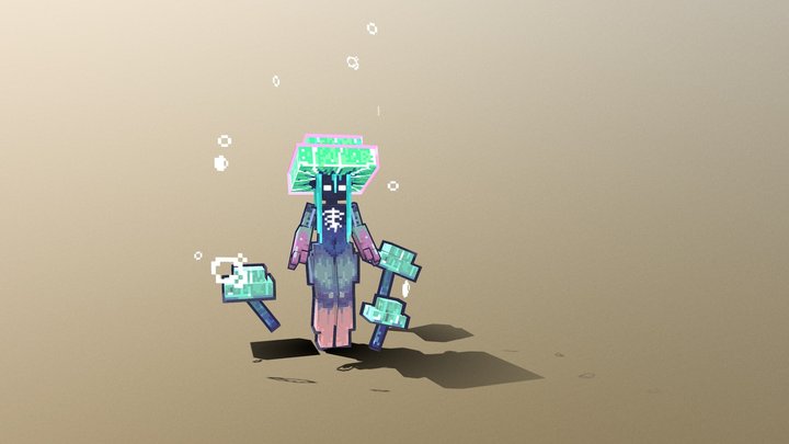 蘑菇精灵 3D Model