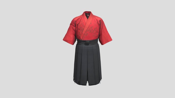 Kimono Elegance 3D Model