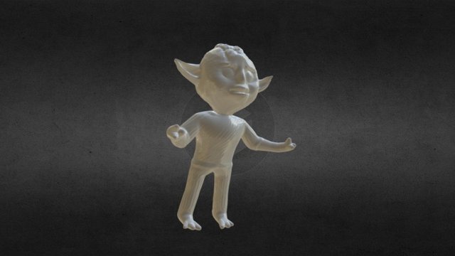 Master Yoda, lost from another dimension 3D Model