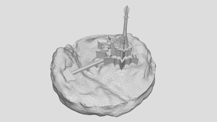 Minas Morgul 3D Model