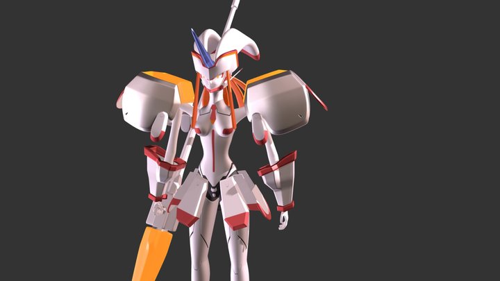 Strelitzia 3D Model