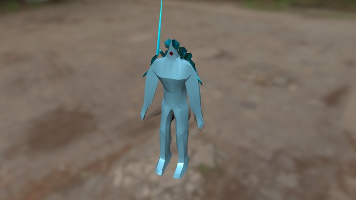 Crystal Meth Golem 3D Model