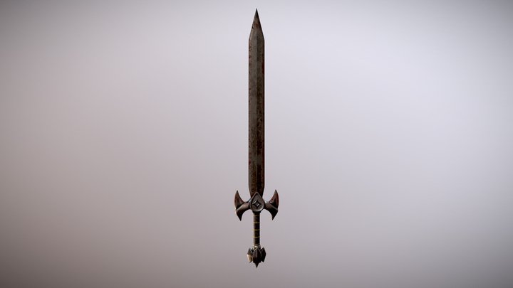Bloody Sword Of Steelhorn 3D Model