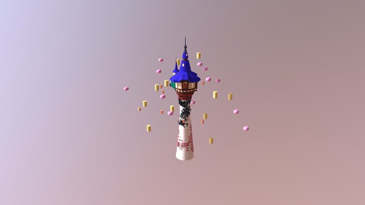 Rapunzel Tower Javier Padilla 3D Model