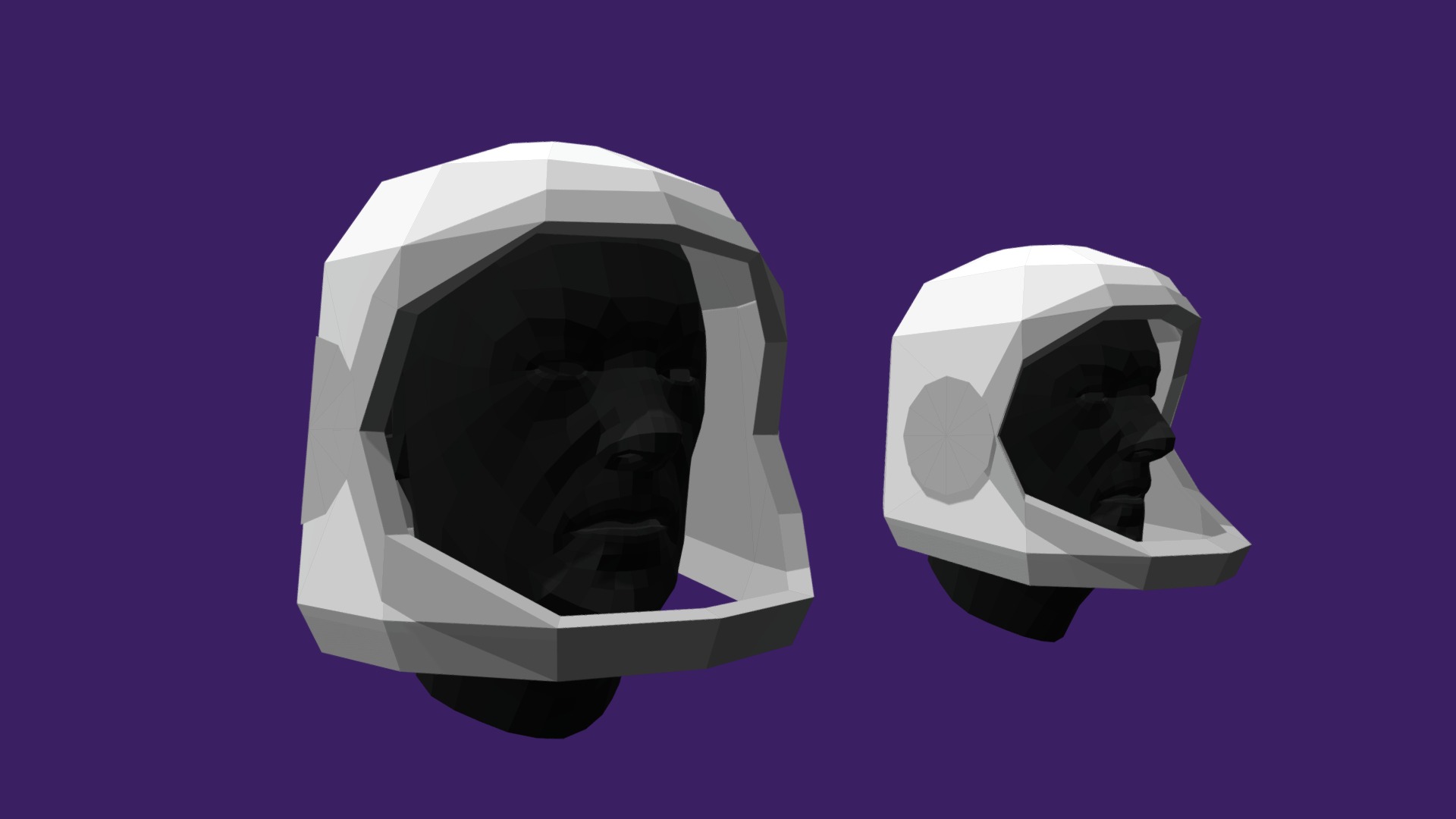 3D model Astronaut helmet - This is a 3D model of the Astronaut helmet. The 3D model is about a pair of masks.