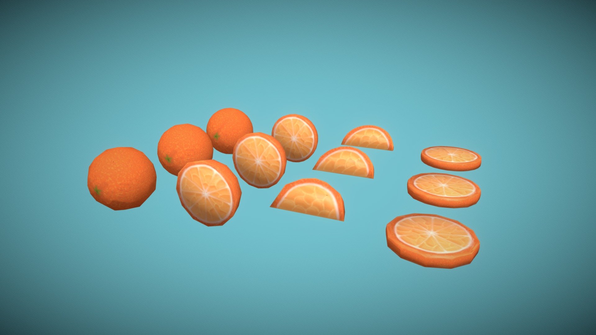 Stylized Orange Kit - 3D model by Squarex [a098c7c] - Sketchfab