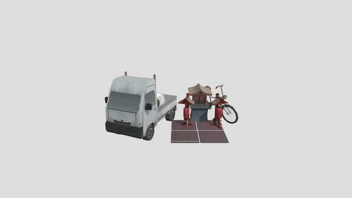 1DAE18 Boeykens Selena Props Scene 3D Model