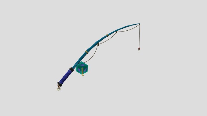 Fishing Rod - Cartoonish 3D Model