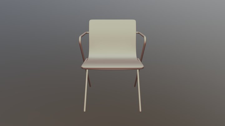 Perluette Chair 3D Model