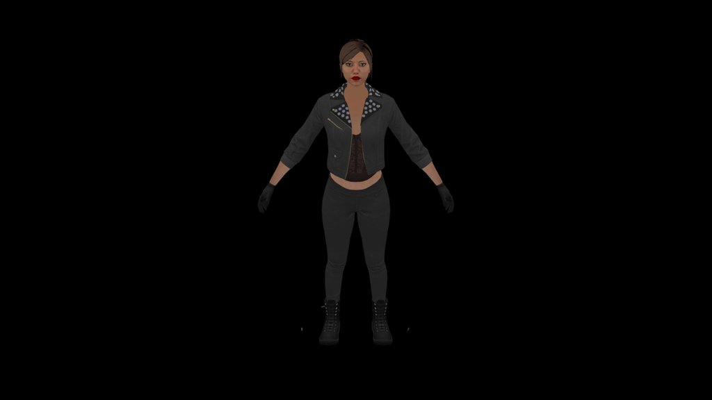 Female Biker
