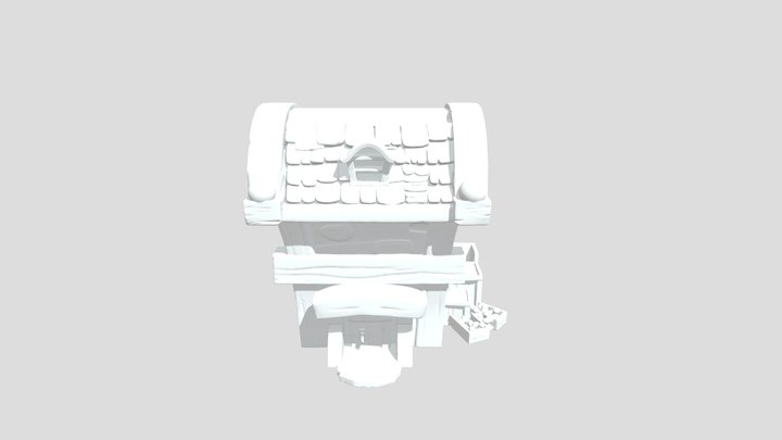 house cheat without floor 3D Model