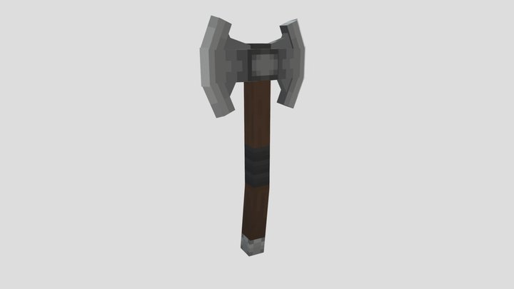 Battle Axe 3D Model