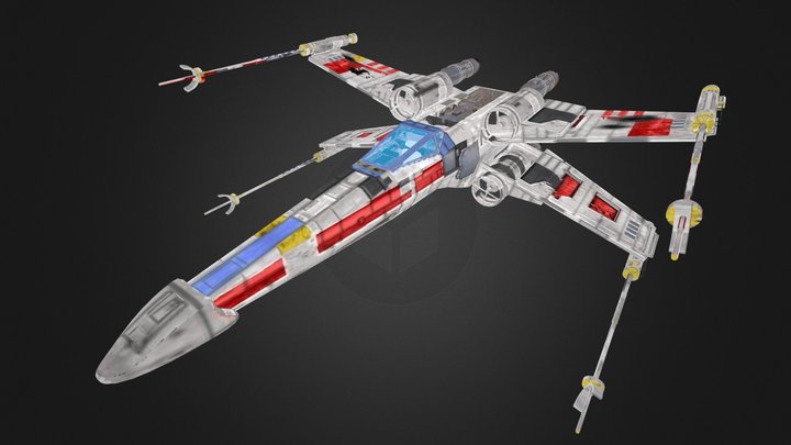 X-Wing Fighter 3D Model