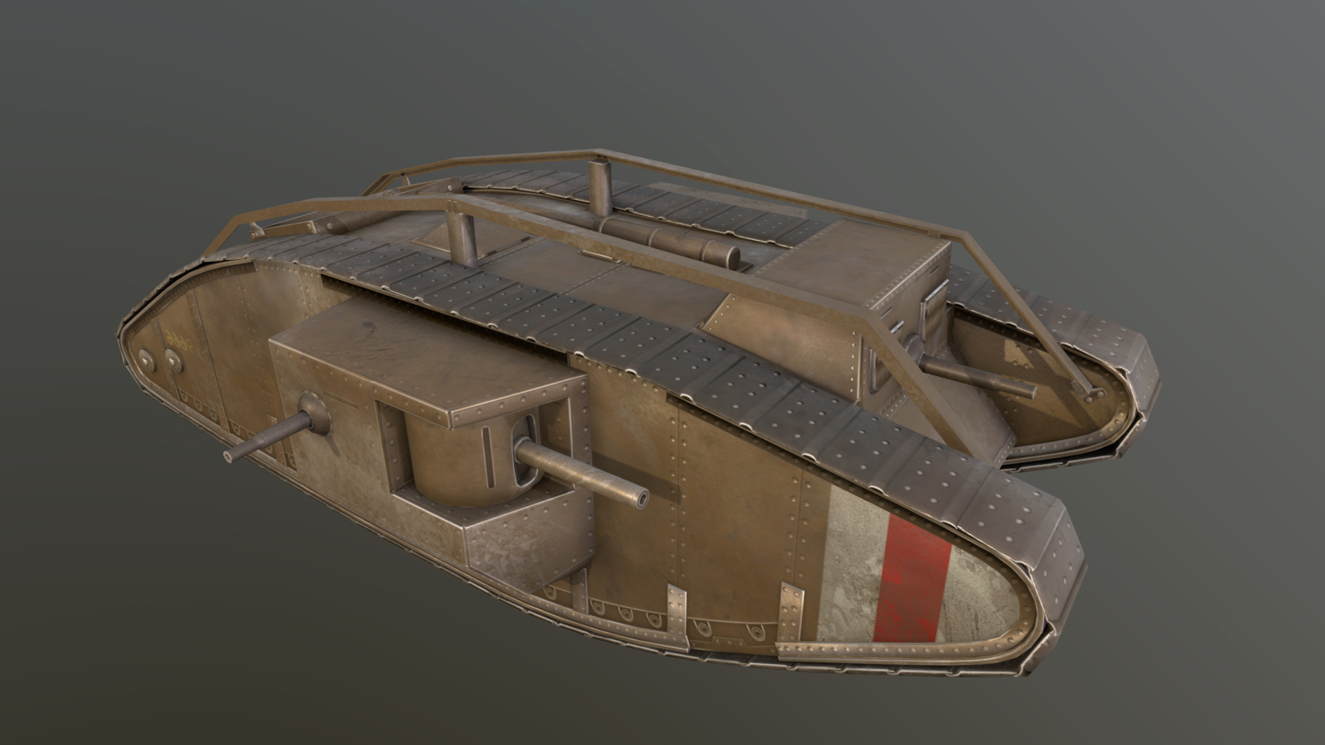 Mark IV Tank - 3D model by EdgeFlow Studio (@edgeflowstudio) [a0a05bd ...