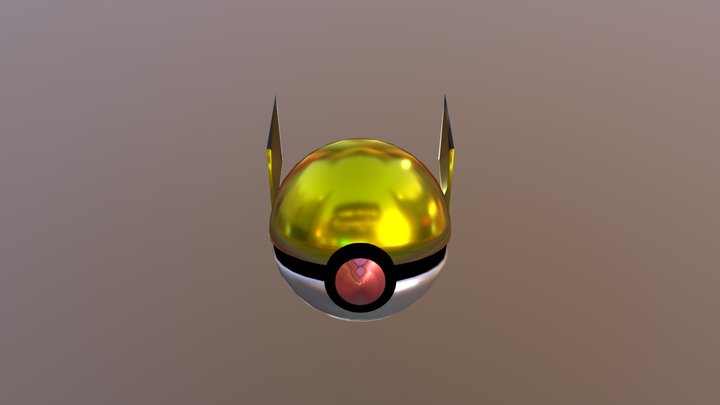 Pichu Ball 3D Model