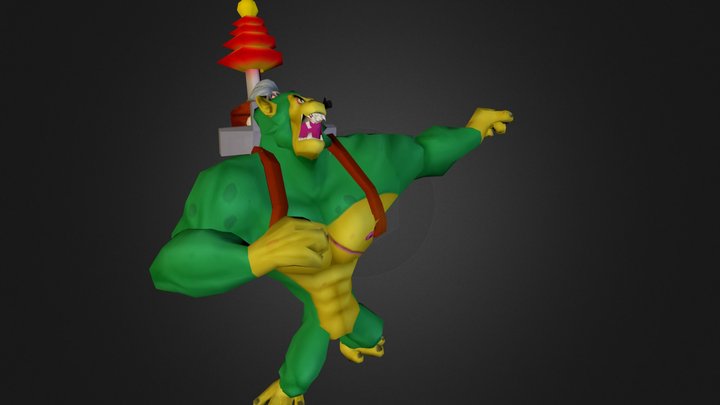 Monkey_Boss.zip 3D Model