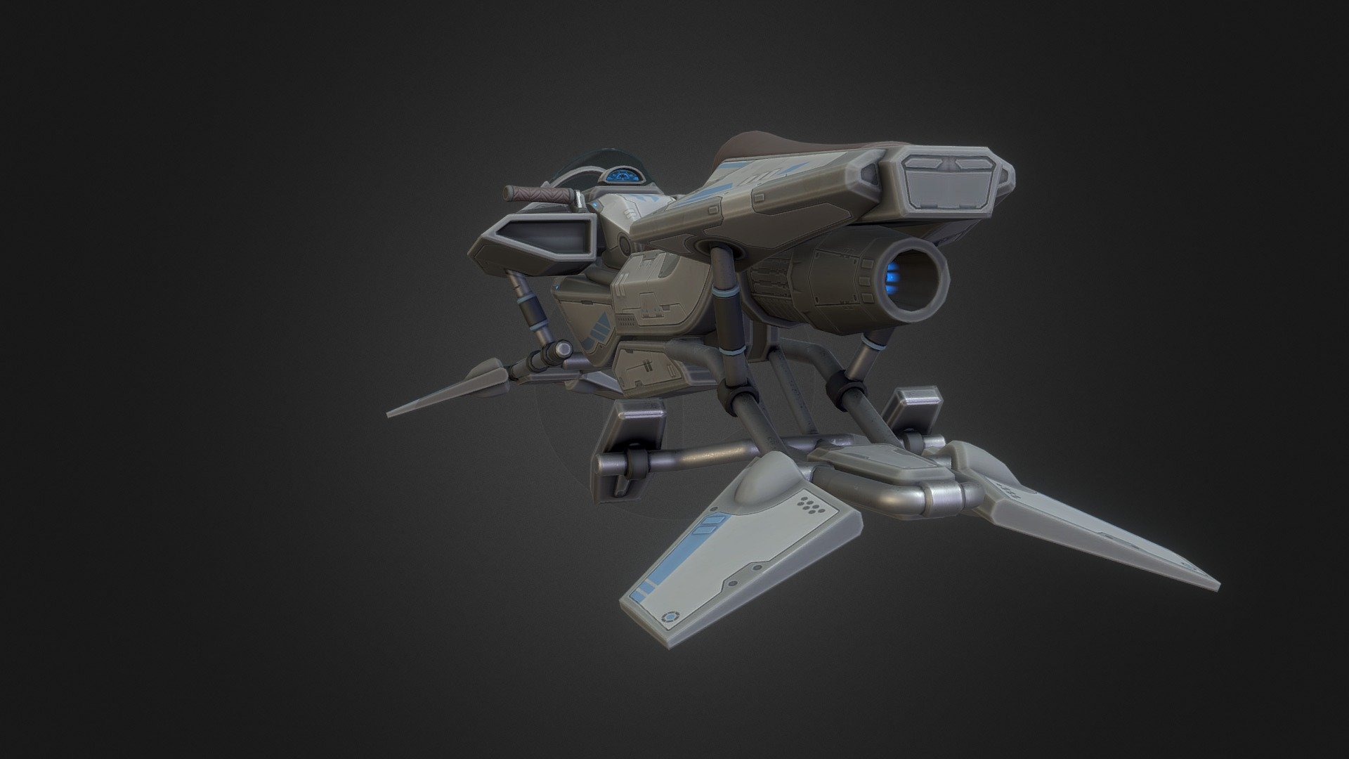 Atlassia VR: Hoverbike - 3D model by Strix (@Cresent78) [a0a1028 ...