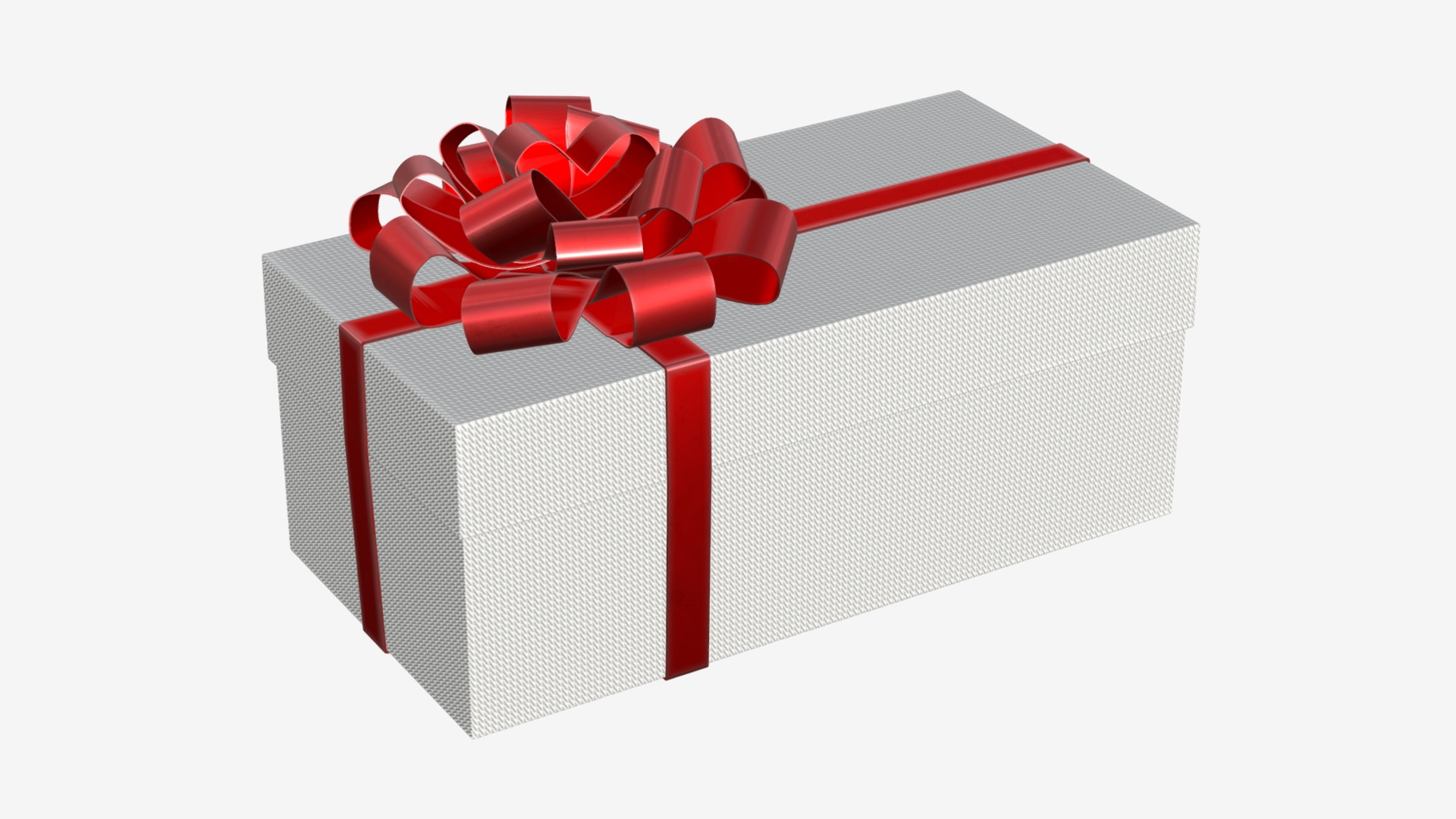 3D model Gift box 05 - This is a 3D model of the Gift box 05. The 3D model is about shape, arrow.