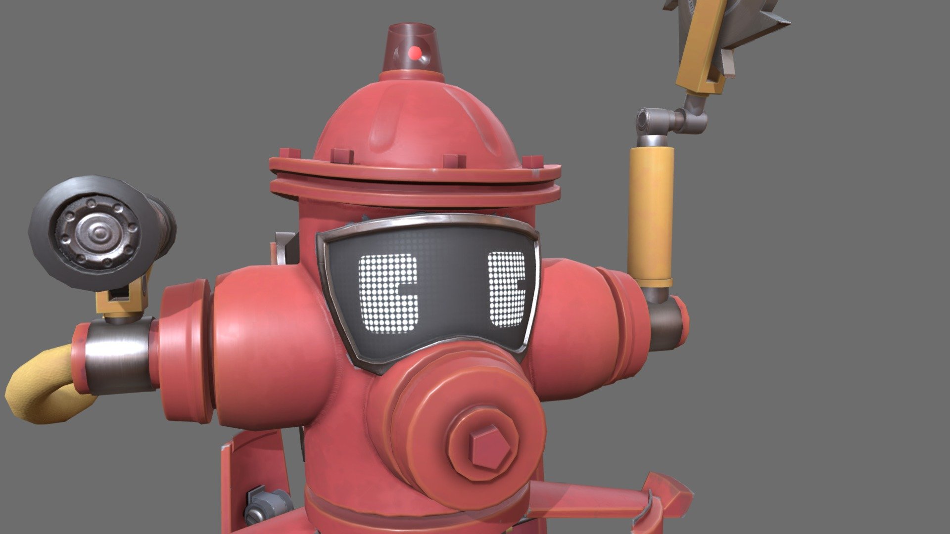 DAE Robuddy FireFighter — Sketchfab embed 3D viewer