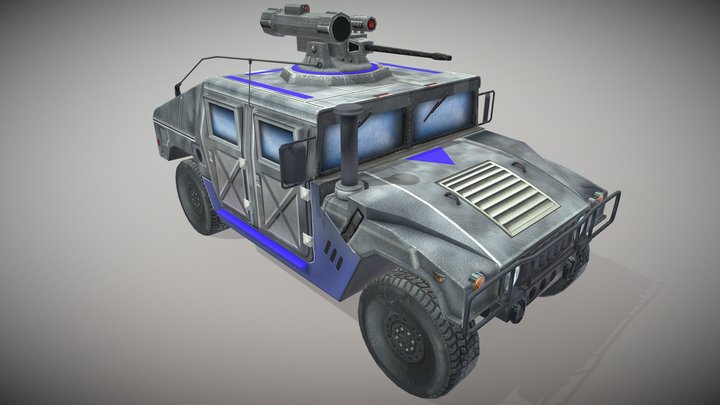 USA Humvee 3D Model
