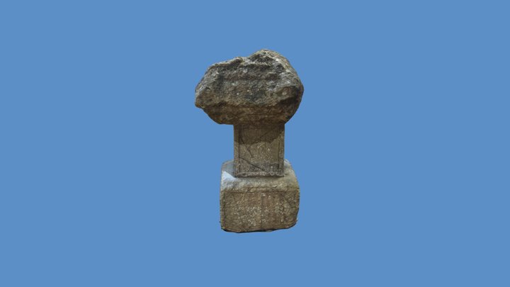 起り屋根状の宝篋印塔_M 3D Model