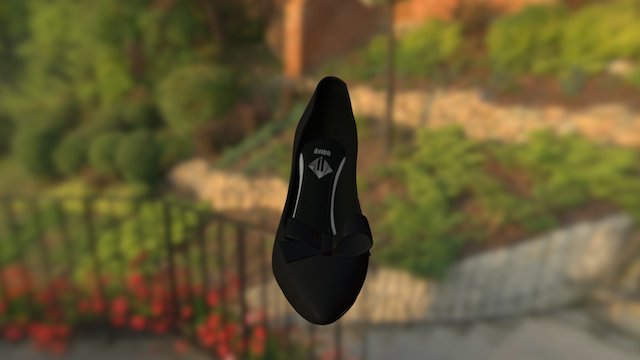 Black  shoes 3D Model