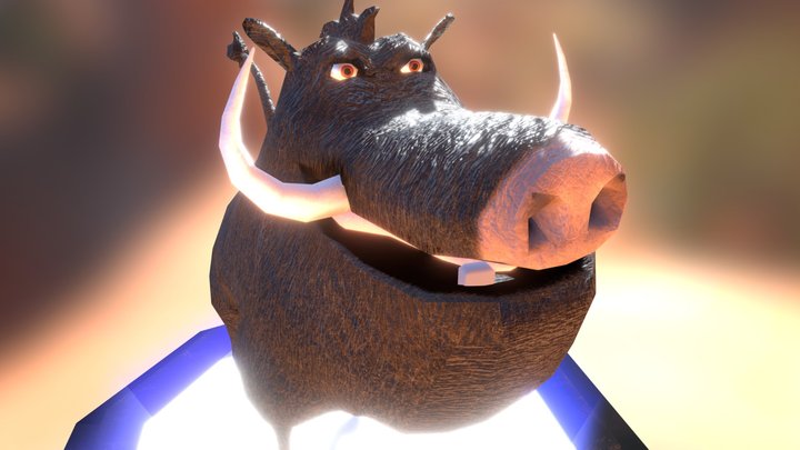 Pumba - Pumbaa 3D Model