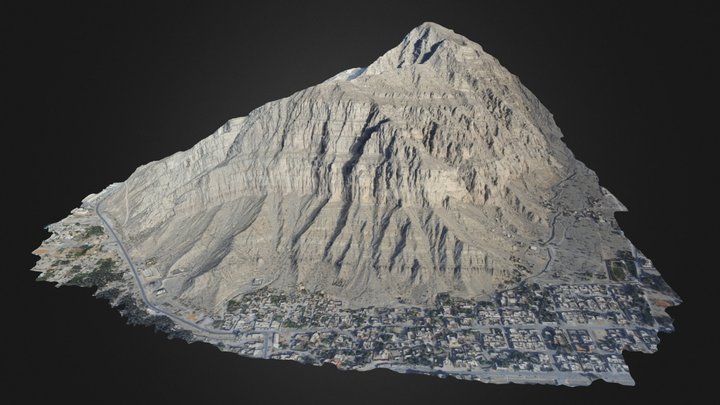 Sham Mountain, UAE 3D Model