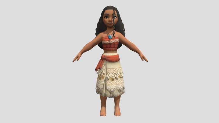 Moana 3D Model 3D Model