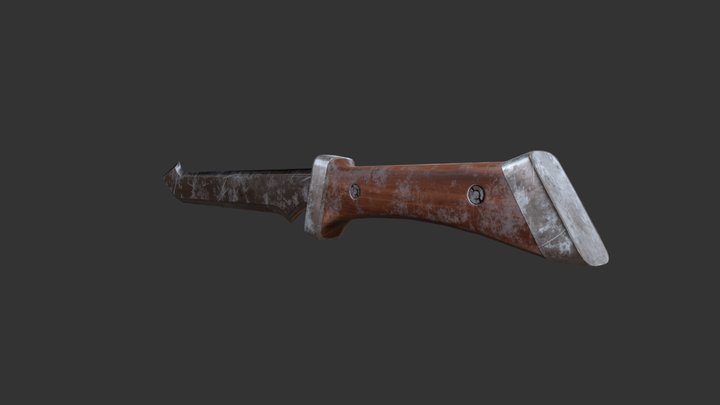 Sword Low Poly 3D Model