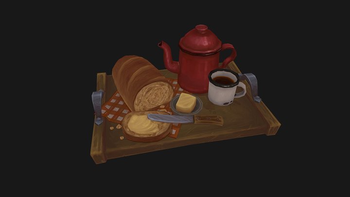 Cafezim 3D Model