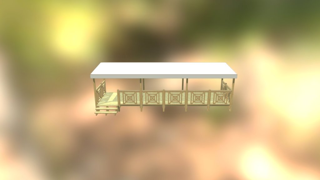 Terrasse couverte 9,00x2,60m