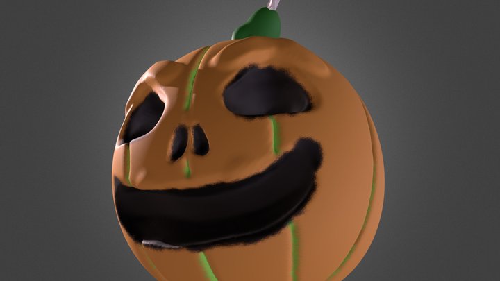 GG Pumpkin Bomb 3D Model