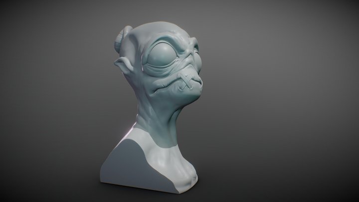 Abe's Oddysee Bust 3D Model