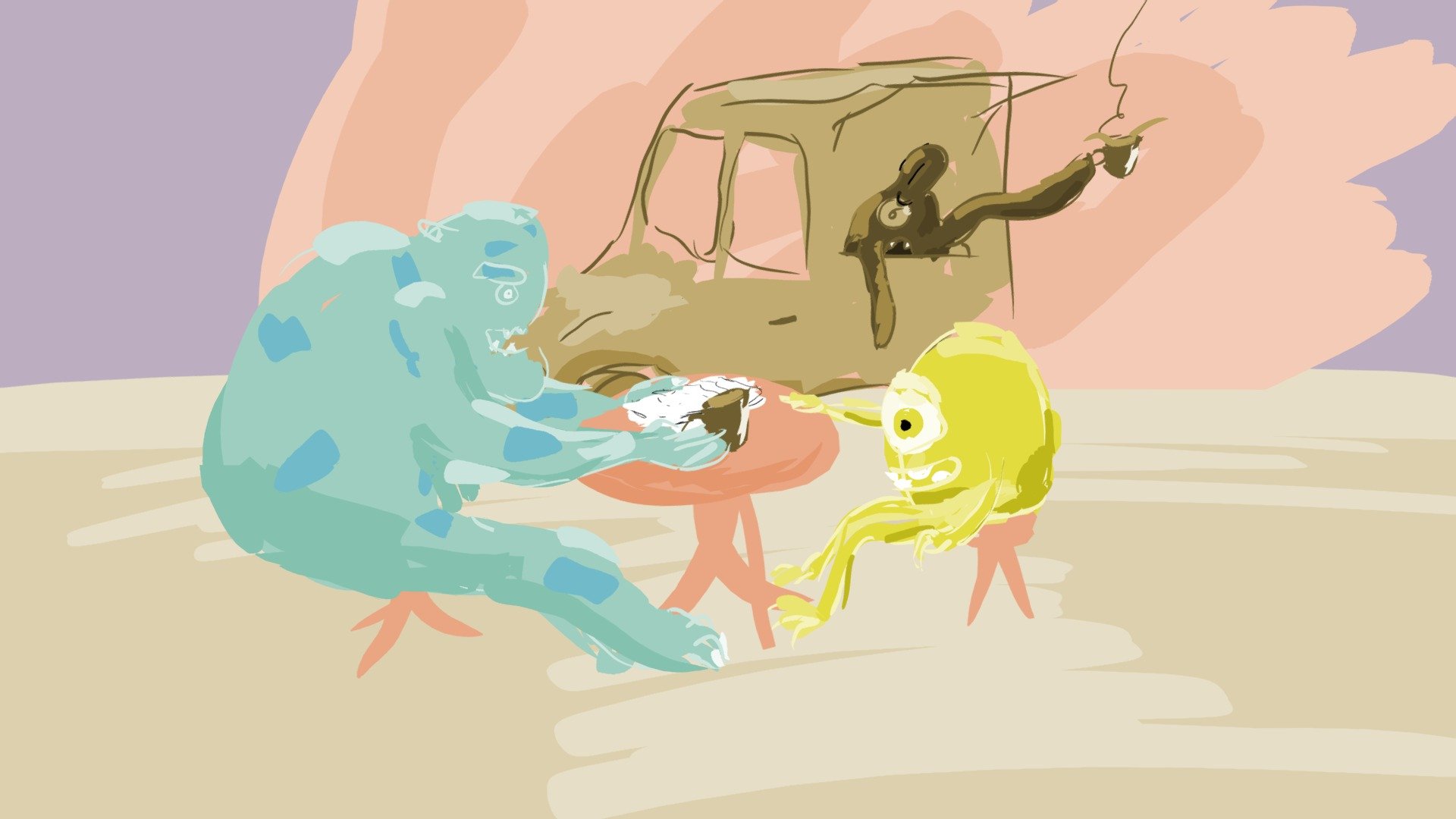 №18 - monster: Monster Coffee Break