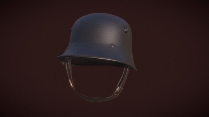 Stahlhelm Helmet 3D Model