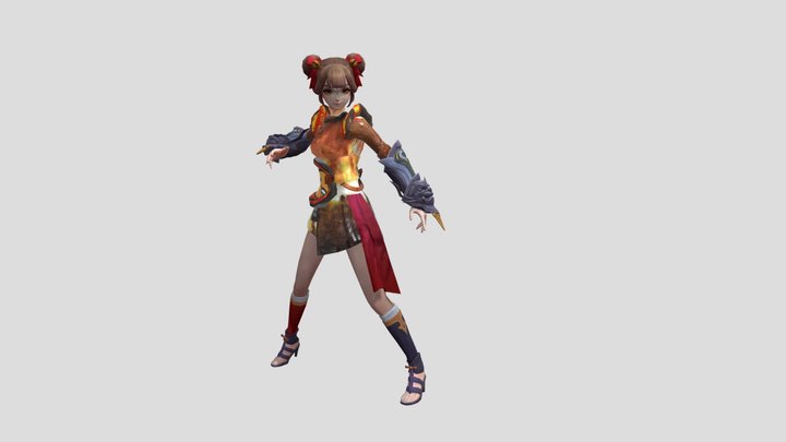 hero girl – Gratis 3D-model STL