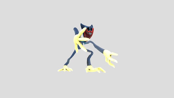 Nightmare Huggy (Teaser 1) - Poppy Playtime CH 3 3D Model