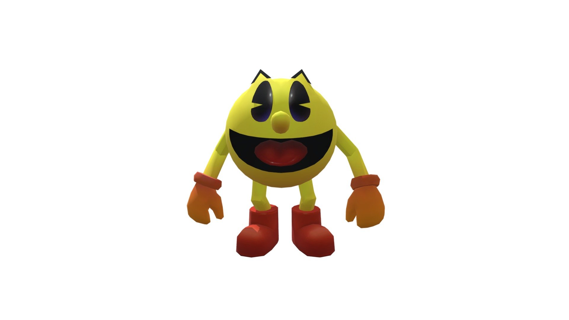 Pac Man Download Free 3d Model By Gaddiellartey2010 A0af68b Sketchfab 1499