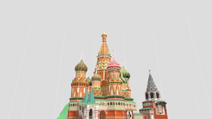 Saint Basil's Cathedral 3D Model