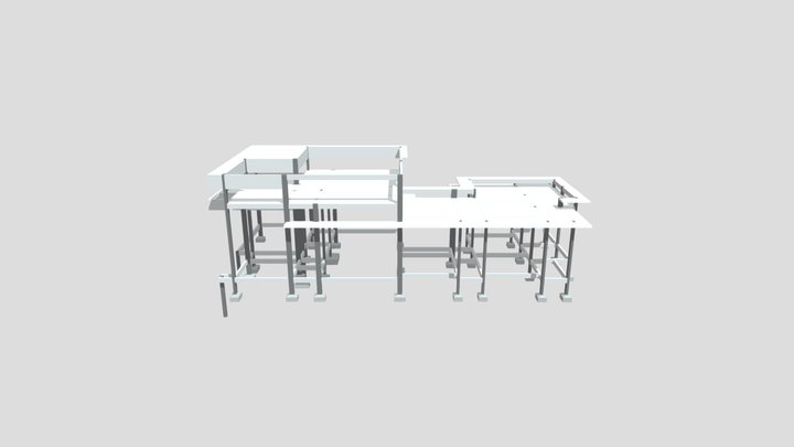 ESTRUTURA 3D FLORAIS DA MATA 3D Model